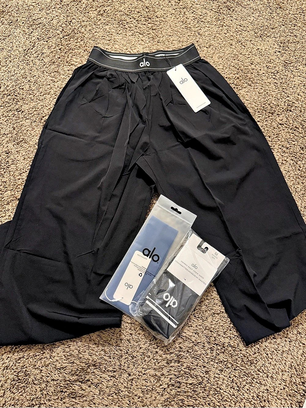 alo Black Pants NWT